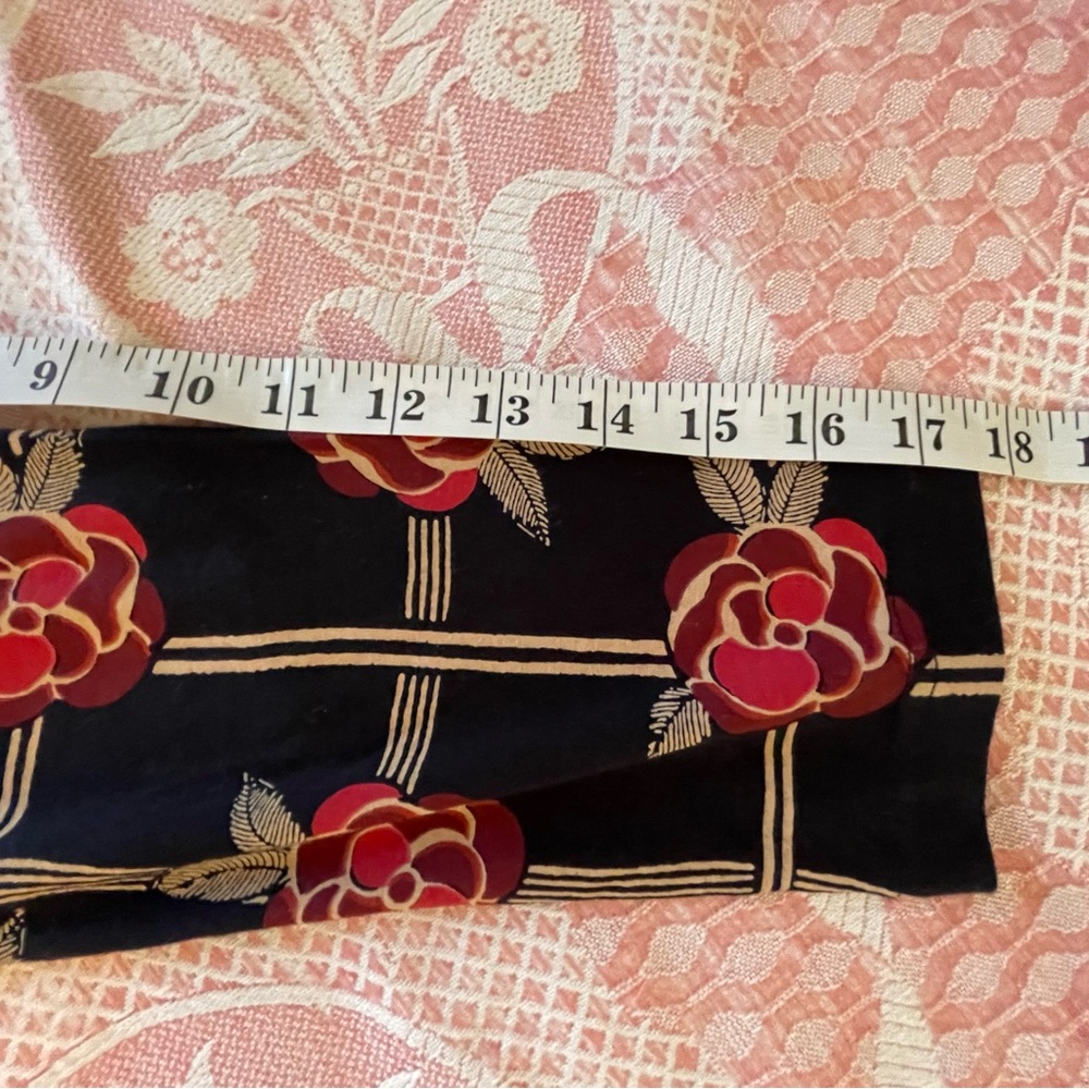Pact Fit And Flare Party Party Dress Floral Patterned Fabric in Black and Red - Picture 6 of 10